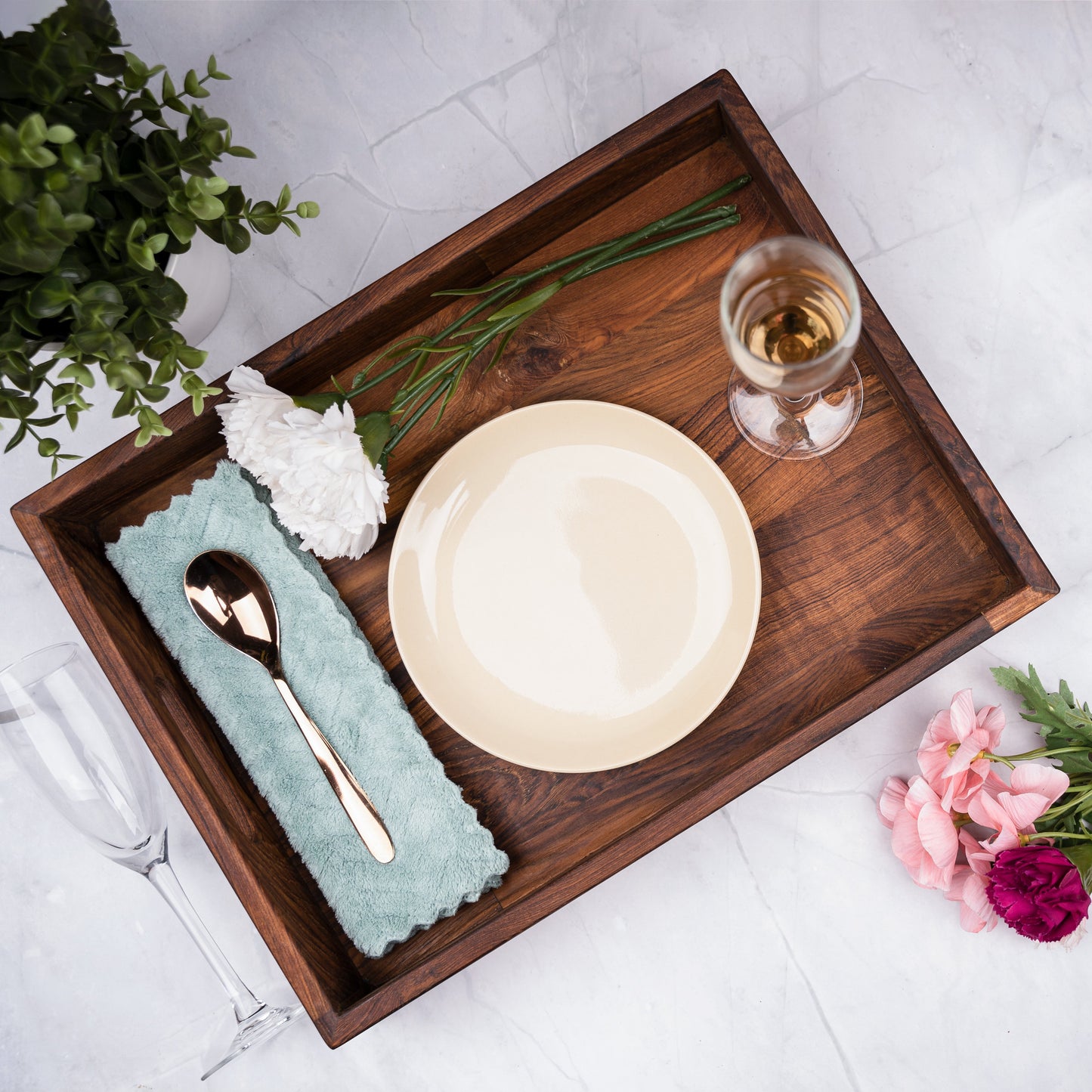Serving Tray With Handle