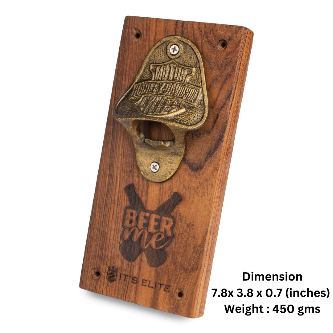 Wall Mounted Bottle Opener - Option 4