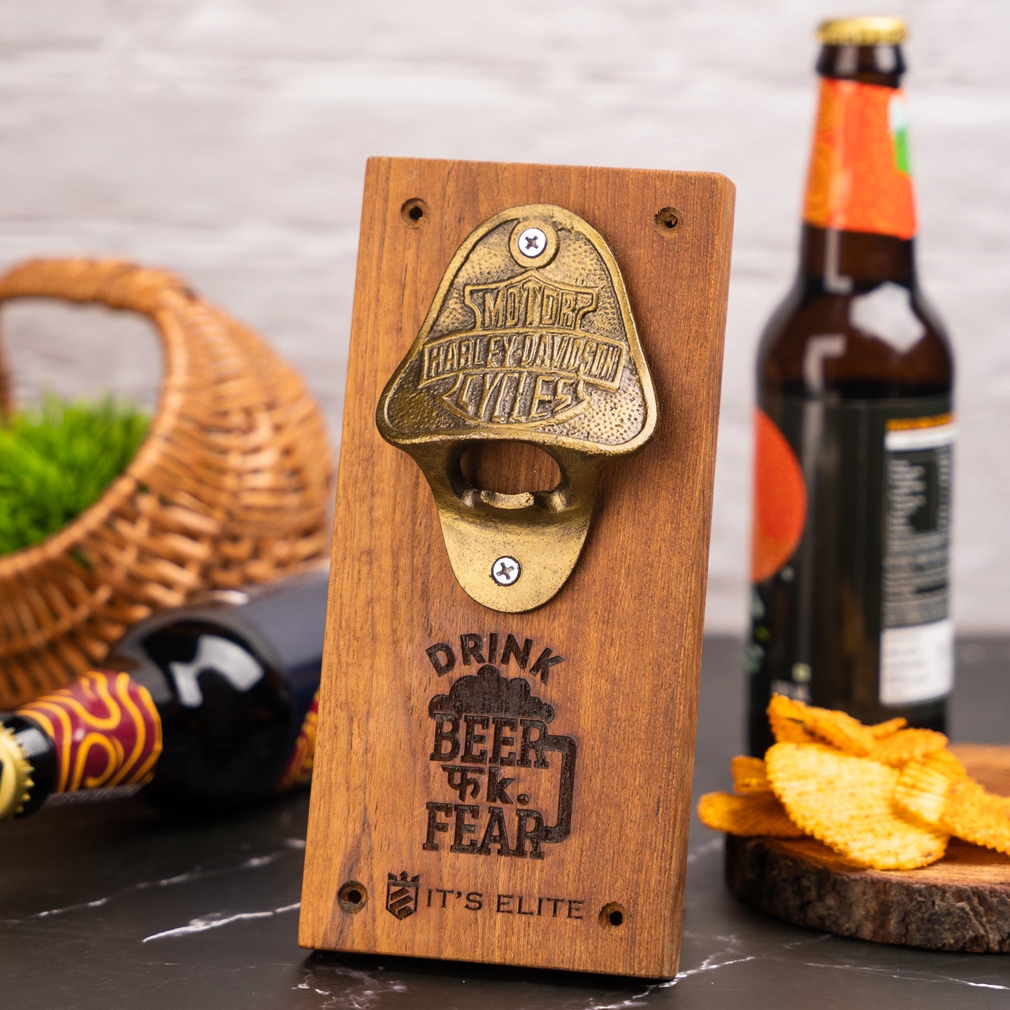 Wall Mounted Bottle Opener - Option 2