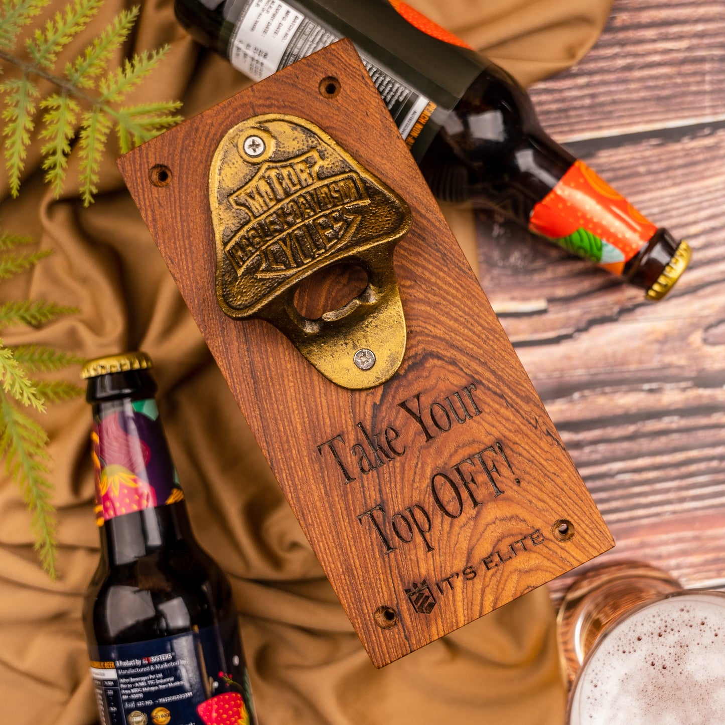 Wall Mounted Bottle Opener - Option 3