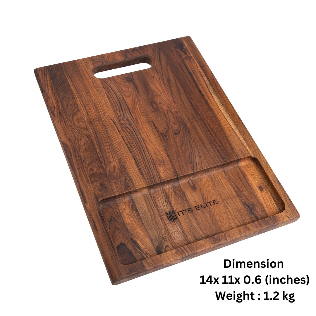 Chopping Board With A Dip
