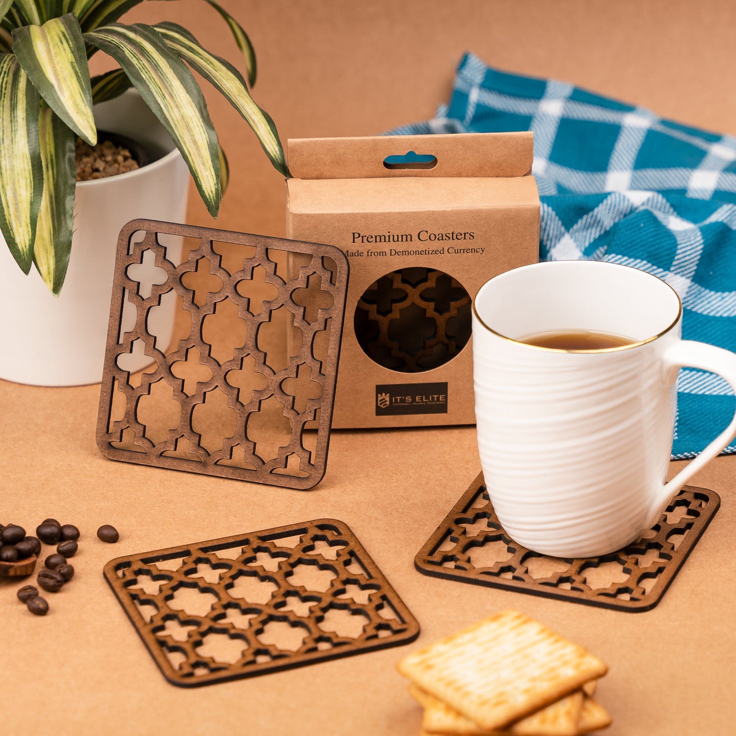 Coasters - Traditional Indian Pattern