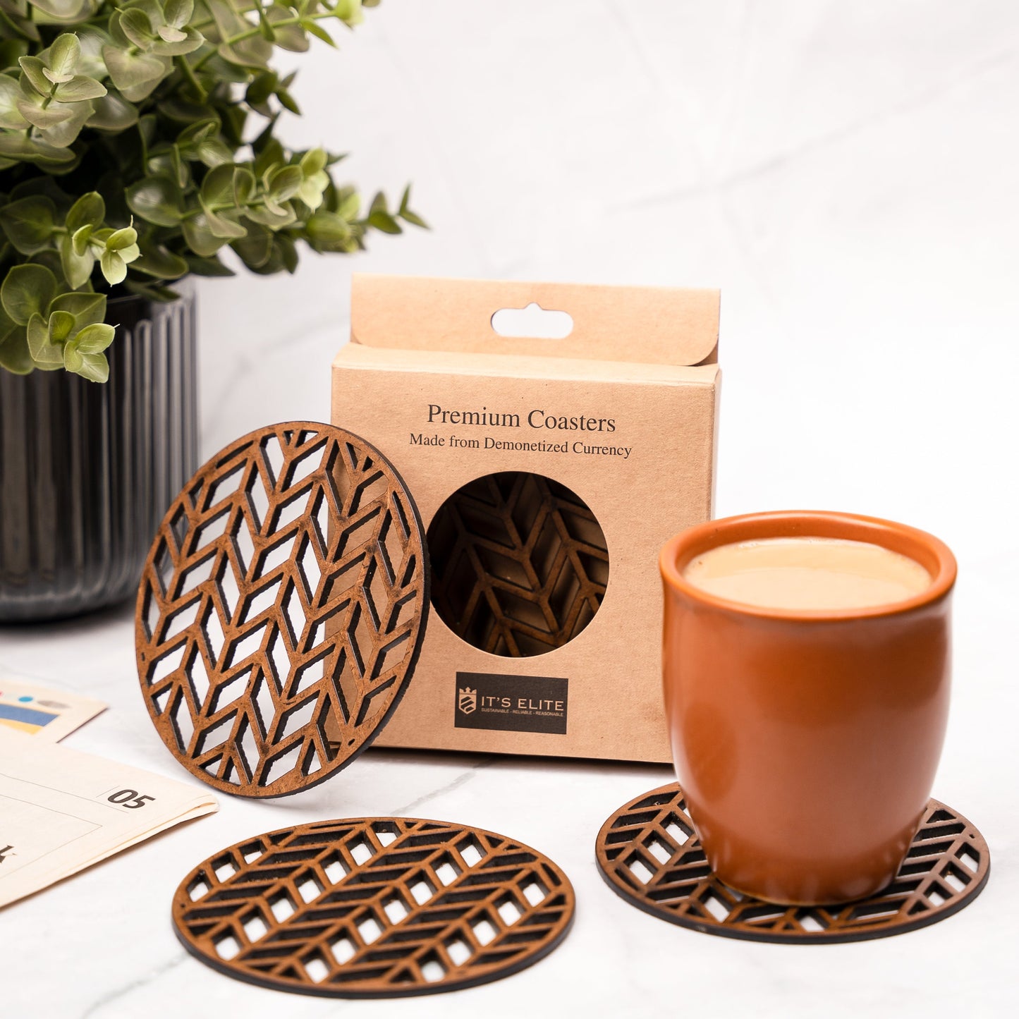 Coasters- Herringbone