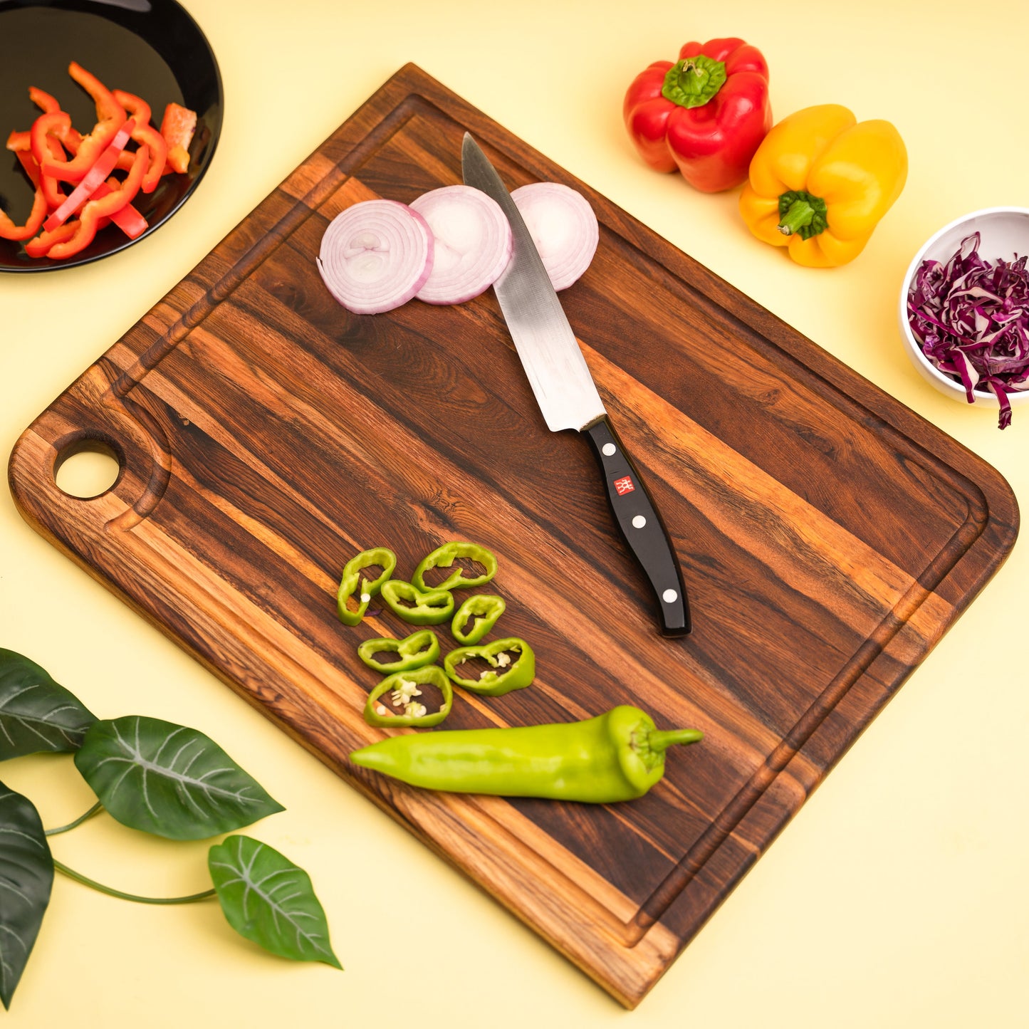 Chopping Board With Juice Groove - Big